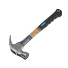 Молоток-гвоздодер ТУНДРА, боек с магнитом, фиберглассовая 2К рукоятка, 250 г - Фото 6