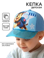 Кепка детская с прозрачным козырьком для мальчика, размер 52-54, Щенячий патруль - Фото 1