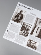 Пленка флористическая «Газета моды» 65 мкм, св. голубая, 50×57±1 см - Фото 6