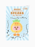Брелок из фетра «Ананас», набор для творчества  (артикул 10964694)  большой выбор товаров оптом и в розницу по низким ценам с доставкой
