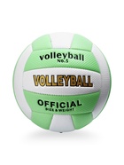 Волейбольный мяч, р. 5, 18 панелей, PVC, зелёный 10971414