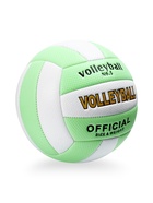 Волейбольный мяч, р. 5, 18 панелей, PVC, зелёный 10971414