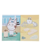 Аппликации с раскрасками «Три кота и море приключений. Приключения на море», А5, 14 стр. 10999622