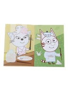 Аппликации с раскрасками «Три кота. Заморские гости», А5, 14 стр. 10999624