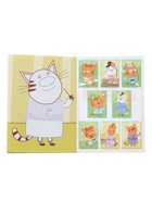 Аппликации с раскрасками «Три кота. Заморские гости», А5, 14 стр. 10999624