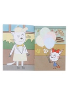 Аппликации с раскрасками «Три кота. Папино кафе», А5, 14 стр. 10999626