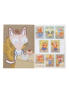 Аппликации с раскрасками «Три кота. Папино кафе», А5, 14 стр. 10999626