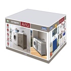 Пластиковый умывальник ARTU SABBIA 60х51х89 см  (артикул 10182138)  большой выбор товаров оптом и в розницу по низким ценам с доставкой