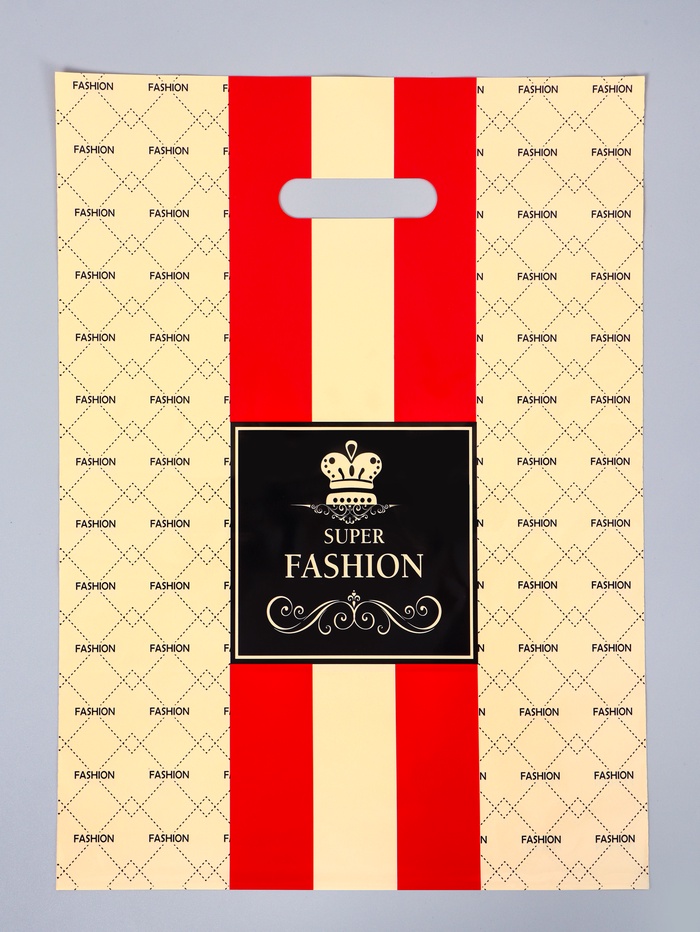 Пакет полиэтиленовый с вырубной ручкой «Люкс», 30×40 см, 60 мкм - Фото 1