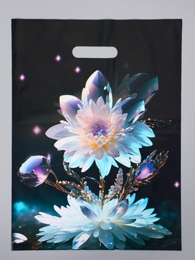 Пакет полиэтиленовый с вырубной ручкой «Бутон», 30×40 см, 60 мкм