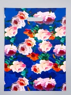 Пакет подарочный полиэтиленовый с вырубной ручкой «Цветение», 30×40 см, 60 мкм  (артикул 10946775)  большой выбор товаров оптом и в розницу по низким ценам с доставкой