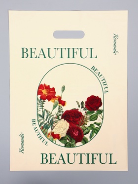 Пакет полиэтиленовый с вырубной ручкой «Сад», 30×40 см, 60 мкм