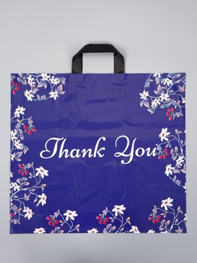 Пакет полиэтиленовый с петлевой ручкой «Глубина», 45×40×8 см, 60 мкм