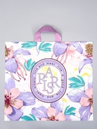 Пакет полиэтиленовый с петлевой ручкой «Цветочный», 45×40×8 см, 60 мкм  (артикул 10946792)  большой выбор товаров оптом и в розницу по низким ценам с доставкой