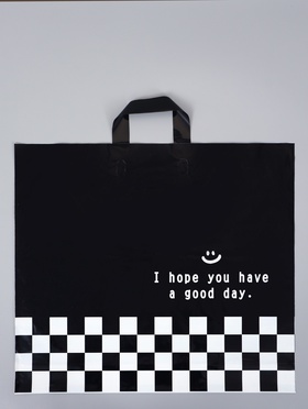 Пакет полиэтиленовый с петлевой ручкой «Клетка», 50×45×8 см, 60 мкм  (артикул 10946793)  большой выбор товаров оптом и в розницу по низким ценам с доставкой