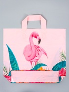 Пакет полиэтиленовый с петлевой ручкой «Фламинго», 35×30×8 см, 60 мкм  (артикул 10946802)  большой выбор товаров оптом и в розницу по низким ценам с доставкой