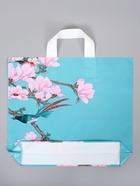 Пакет полиэтиленовый с петлевой ручкой «Сакура», 35×30×8 см, 60 мкм  (артикул 10946808)  большой выбор товаров оптом и в розницу по низким ценам с доставкой