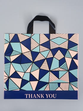 Пакет полиэтиленовый с петлевой ручкой «Геометрия», 35×30×8 см, 60 мкм  (артикул 10946813)  большой выбор товаров оптом и в розницу по низким ценам с доставкой