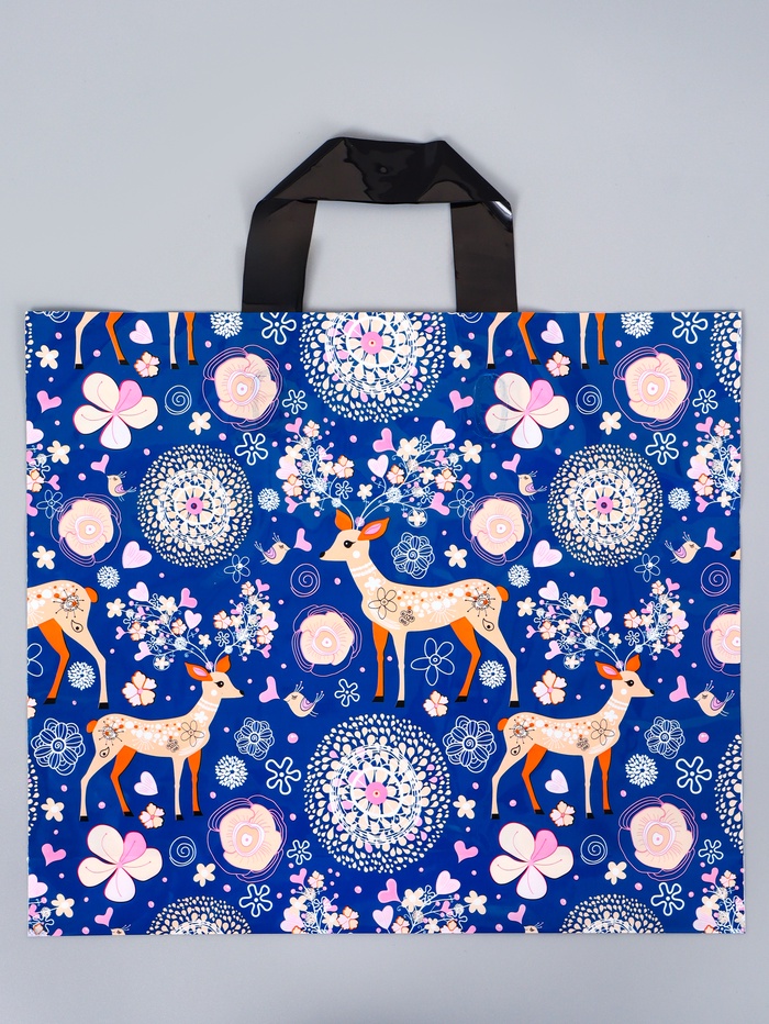 Пакет полиэтиленовый с петлевой ручкой «Лес», 35×30×8 см, 60 мкм - Фото 1