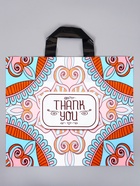 Пакет полиэтиленовый с петлевой ручкой «Узор», 35×30×8 см, 60 мкм  (артикул 10946817)  большой выбор товаров оптом и в розницу по низким ценам с доставкой