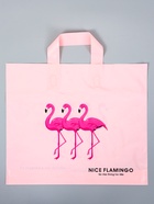 Пакет полиэтиленовый с петлевой ручкой «Розовая тройка», 35×30×8 см, 60 мкм  (артикул 10946822)  большой выбор товаров оптом и в розницу по низким ценам с доставкой