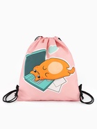 Мешок для обуви «Кошечка», на стяжке, 36×0.5×42 см  (артикул 10961088)  большой выбор товаров оптом и в розницу по низким ценам с доставкой