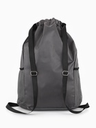 Мешок для обуви, на стяжке, 2 боковых кармана, 40×18×50 см, серый  (артикул 10961098)  большой выбор товаров оптом и в розницу по низким ценам с доставкой