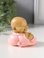 Фигурка полистоун «Маленький хотей в розовом одеянии - не скажу», 8×9.3×7 см - фото 809554018