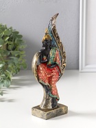 Фигурка полистоун «Будда в ярком одеянии на листе», 4×8.2×19.5 см - Фото 3