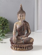 Фигура полистоун «Будда», с золотой патиной, 10×14×25.5 см - фото 809554042