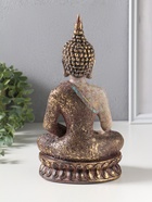 Фигура полистоун «Будда», с золотой патиной, 10×14×25.5 см - фото 809554044