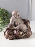 Фигура полистоун «Хотей с чётками», с золотой патиной, 15.7×20.5×17 см - фото 809554048