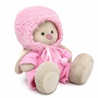 Мягкая игрушка «Зайка Ми в меховой шапке и комбинезоне», 18 см 10997355