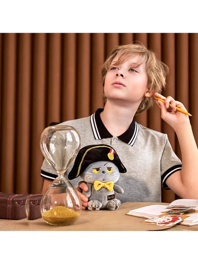 Мягкая игрушка «Кот Басик. Наполеон», 16 см