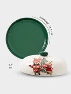 УЦЕНКА Блинница новогодняя Доляна «Сказки зимнего леса», 23.5×9.7 см, доломит, белая - Фото 2