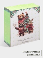 УЦЕНКА Блинница новогодняя Доляна «Сказки зимнего леса», 23.5×9.7 см, доломит, белая - Фото 3