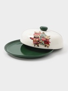 УЦЕНКА Блинница новогодняя Доляна «Сказки зимнего леса», 23.5×9.7 см, доломит, белая - Фото 4