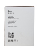 УЦЕНКА Утюг Blackton Bt SI1111, 2200 Вт, керамческая подошва, 20 г/мин, 200 мл, бело-красный 1035363 - Фото 8