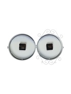 УЦЕНКА Часы настенные двусторонние WELCOME, подвес, d=23 см, 47×31 см, 2×АА, белые - Фото 4