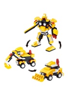 УЦЕНКА Конструктор "Робот", 3 варианта сборки, 106 деталей МИКС - Фото 2