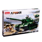 УЦЕНКА Конструктор Армия ВОВ "Советский танк", 2 варианта сборки ИС-2 и ИСУ-152 , 845 деталей 901 - Фото 5