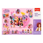 УЦЕНКА Конструктор Розовая мечта «Мультимедийный автобус», 412 деталей - Фото 8