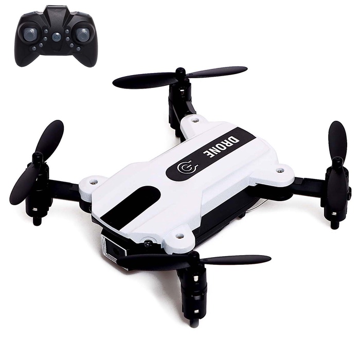 УЦЕНКА АВТОГРАД Квадрокоптер FLASH DRONE, камера 480P, Wi-FI, с сумкой, цвет белый - Фото 1