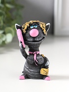 Фигура «Жена кота Романтика говорит по телефону», 8.7×4.4×4.4 см  (артикул 10988402)  большой выбор товаров оптом и в розницу по низким ценам с доставкой