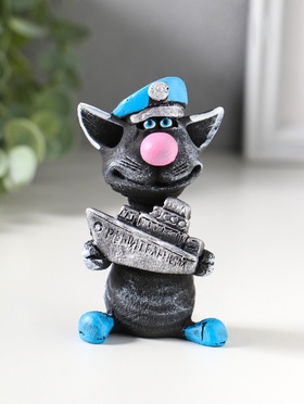 Фигура «Кот Матрос держит кораблик», 9.2×5.4 см