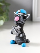 Фигура «Кот Матрос держит кораблик», 9.2×5.4 см  (артикул 10988403)  большой выбор товаров оптом и в розницу по низким ценам с доставкой
