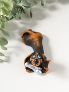 Фигурка «Такса с костью», 4.6×4.5×10.6 см - Фото 1