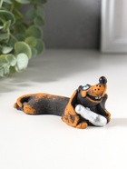 Фигурка «Такса с костью», 4.6×4.5×10.6 см - Фото 3