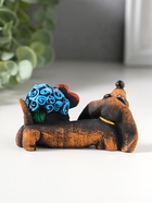 Фигурка полистоун «Такса: доставка счастья», 3×4.5×8.6 см  (артикул 10990016)  большой выбор товаров оптом и в розницу по низким ценам с доставкой