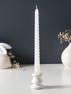 Свеча витая 25 см, 57 г, 5 ч, белый  (артикул 10996966)  большой выбор товаров оптом и в розницу по низким ценам с доставкой